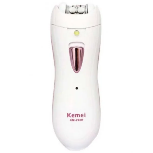 Kemei KM-290R Rechargeable Electric Hair Removal Device Female Device For Facial Armpit Body Parts