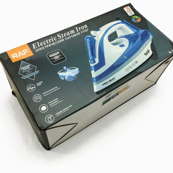 Electric Steam Iron and Dry Iron R.1133 – Ceramic Soleplate – 380mL 2600W